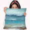 Home By The Sea Throw Pillow By World Art Group
