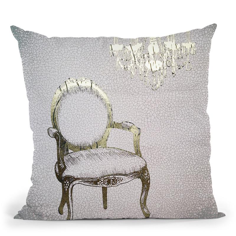 Gilded Furniture Ii Throw Pillow By World Art Group