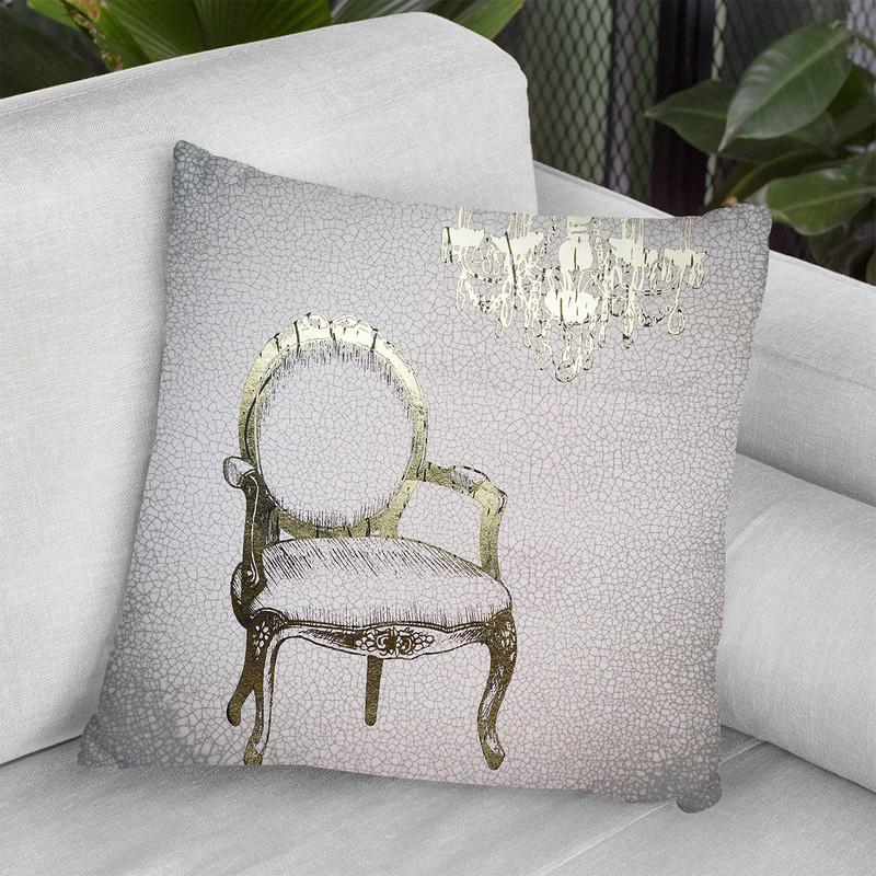 Gilded Furniture Ii Throw Pillow By World Art Group