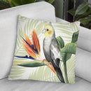 Avian Paradise I Throw Pillow By World Art Group