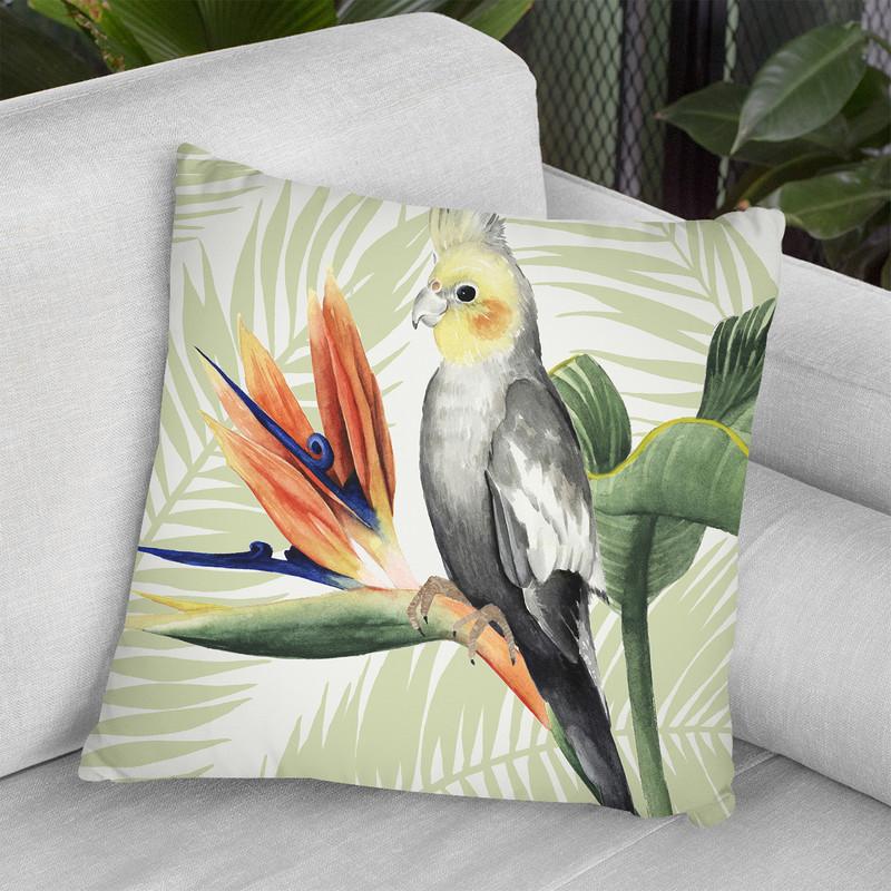 Avian Paradise I Throw Pillow By World Art Group