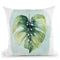 Paradise Palm Leaves I Throw Pillow By World Art Group