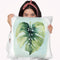 Paradise Palm Leaves I Throw Pillow By World Art Group