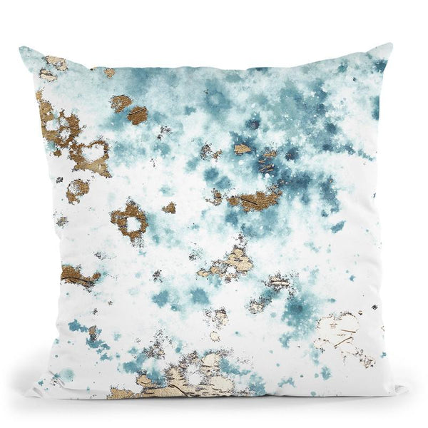 Blue Nebula I Throw Pillow By World Art Group