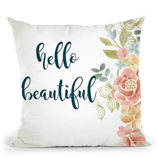 Baby Girl I Throw Pillow By World Art Group