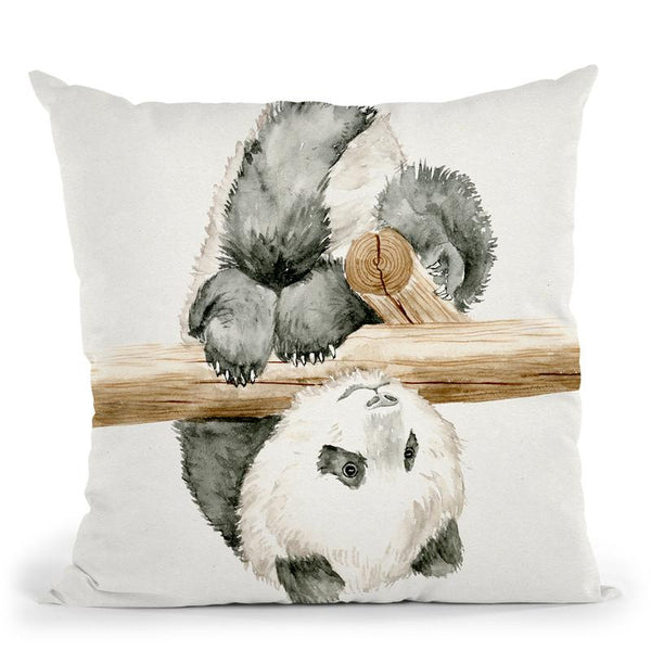Baby Panda Ii Throw Pillow By World Art Group
