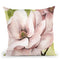 Blush Magnolia Ii Throw Pillow By World Art Group