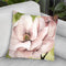 Blush Magnolia Ii Throw Pillow By World Art Group
