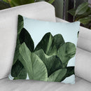 Celadon Palms I Throw Pillow By World Art Group