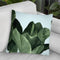 Celadon Palms I Throw Pillow By World Art Group
