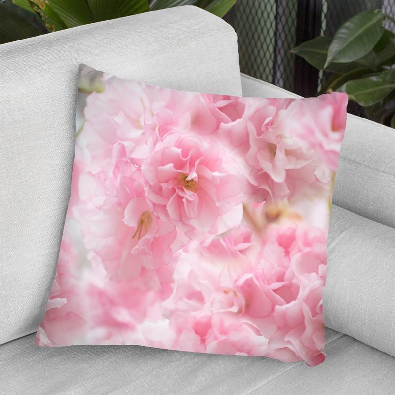 Cherry Blossom Study Iv Throw Pillow By World Art Group