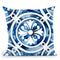 Cobalt Tile Iv Throw Pillow By World Art Group