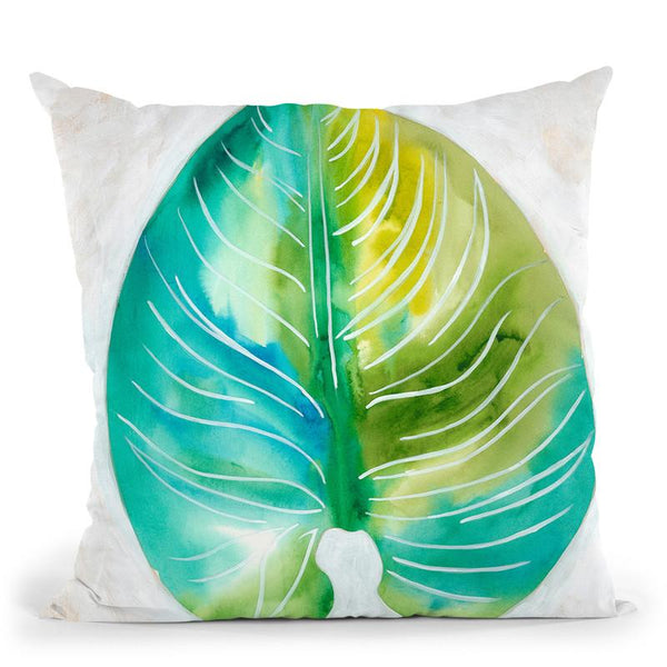 Ocean Side Palms I Throw Pillow By World Art Group