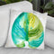 Ocean Side Palms I Throw Pillow By World Art Group
