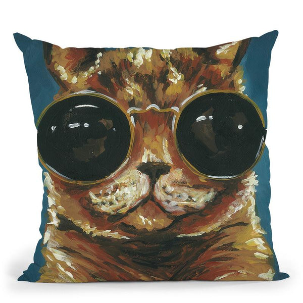Dapper Animal I Throw Pillow By World Art Group
