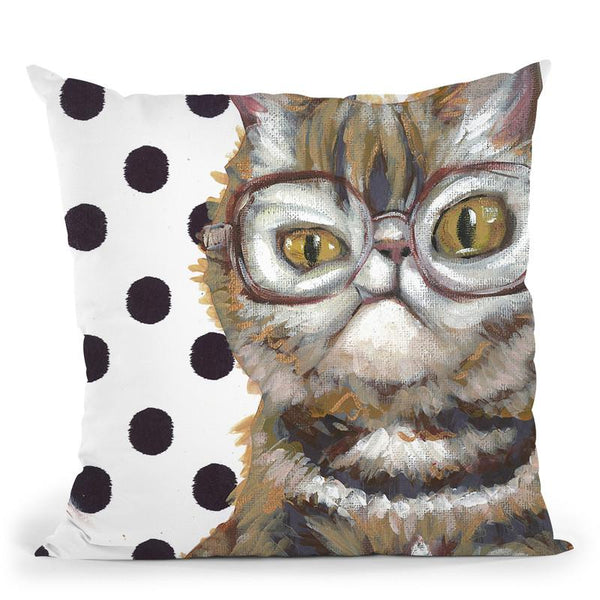 Dapper Animal Ix Throw Pillow By World Art Group