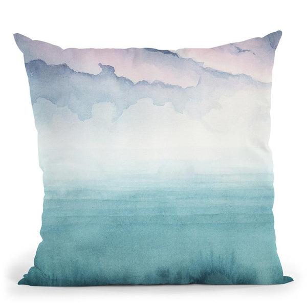 Dusk On The Bay I Throw Pillow By World Art Group