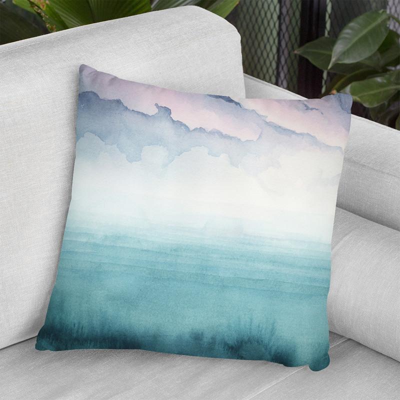 Dusk On The Bay I Throw Pillow By World Art Group