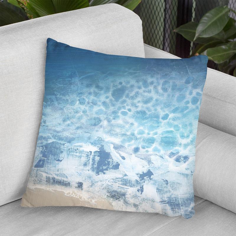 Ebb & Flow Ii Throw Pillow By World Art Group
