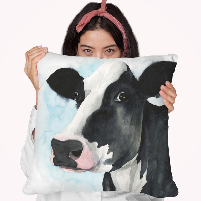Farmhouse Friend I Throw Pillow By World Art Group