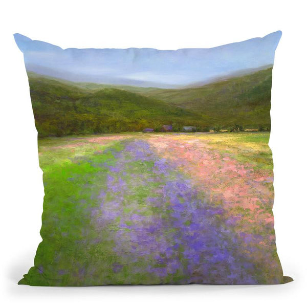 Flowers Of Half Moon Bay I Throw Pillow By World Art Group