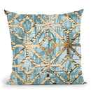 Gilded Geometrics Ii Throw Pillow By World Art Group
