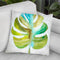Ocean Side Palms Iii Throw Pillow By World Art Group