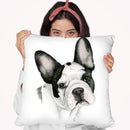 Human'S Best Friend Iv Throw Pillow By World Art Group