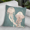 Jellyfish Dance I Throw Pillow By World Art Group