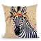 Klimt Zebra Ii Throw Pillow By World Art Group