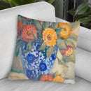 Oriental Bouquet I Throw Pillow By World Art Group