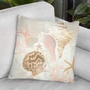 Shell Collector Fresco I Throw Pillow By World Art Group