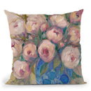 Oriental Bouquet Ii Throw Pillow By World Art Group