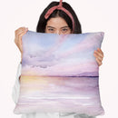 Pale Sunset Ii Throw Pillow By World Art Group