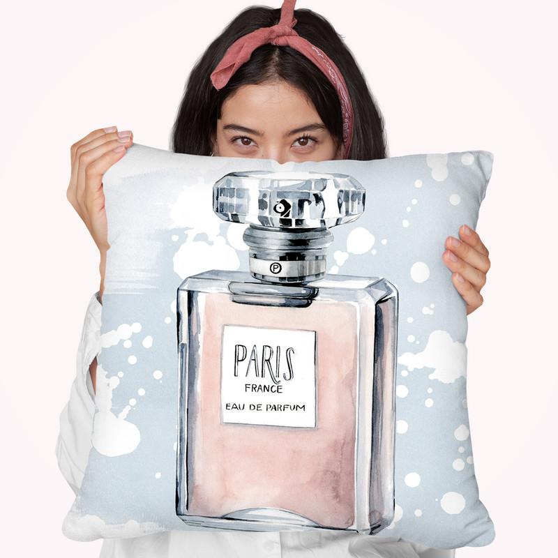 Parfum I Throw Pillow By World Art Group