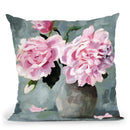 Peony Study I Throw Pillow By World Art Group
