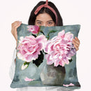Peony Study I Throw Pillow By World Art Group