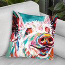 Piggy I Throw Pillow By World Art Group