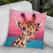 Sky High Giraffe I Throw Pillow By World Art Group