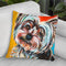Sweet Yorkie Ii Throw Pillow By World Art Group