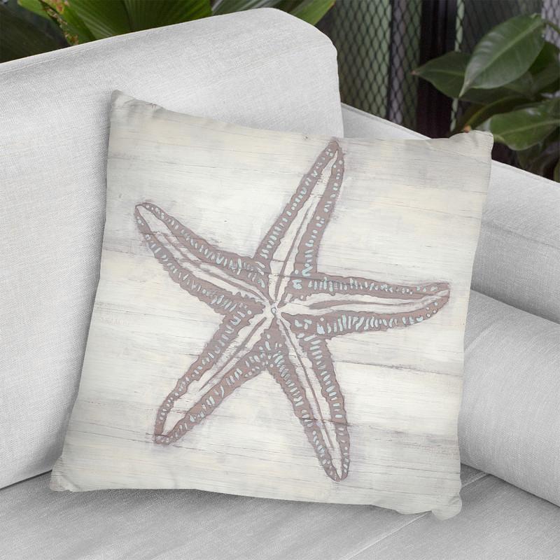 Driftwood Silhouette I Throw Pillow By World Art Group