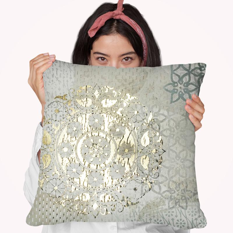Tapestry Melange Ii Throw Pillow By World Art Group