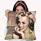 The Thinker Red Lips Throw Pillow By World Art Group