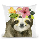 Tropical Halo Viii Throw Pillow By World Art Group