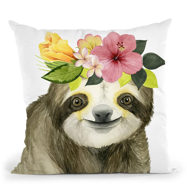 Tropical Halo Viii Throw Pillow By World Art Group