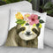 Tropical Halo Viii Throw Pillow By World Art Group