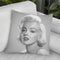 True Blue Marilyn Throw Pillow By World Art Group