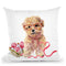 Valentine Puppy Ii Throw Pillow By World Art Group
