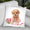 Valentine Puppy Ii Throw Pillow By World Art Group