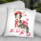 Valentine Puppy Iii Throw Pillow By World Art Group